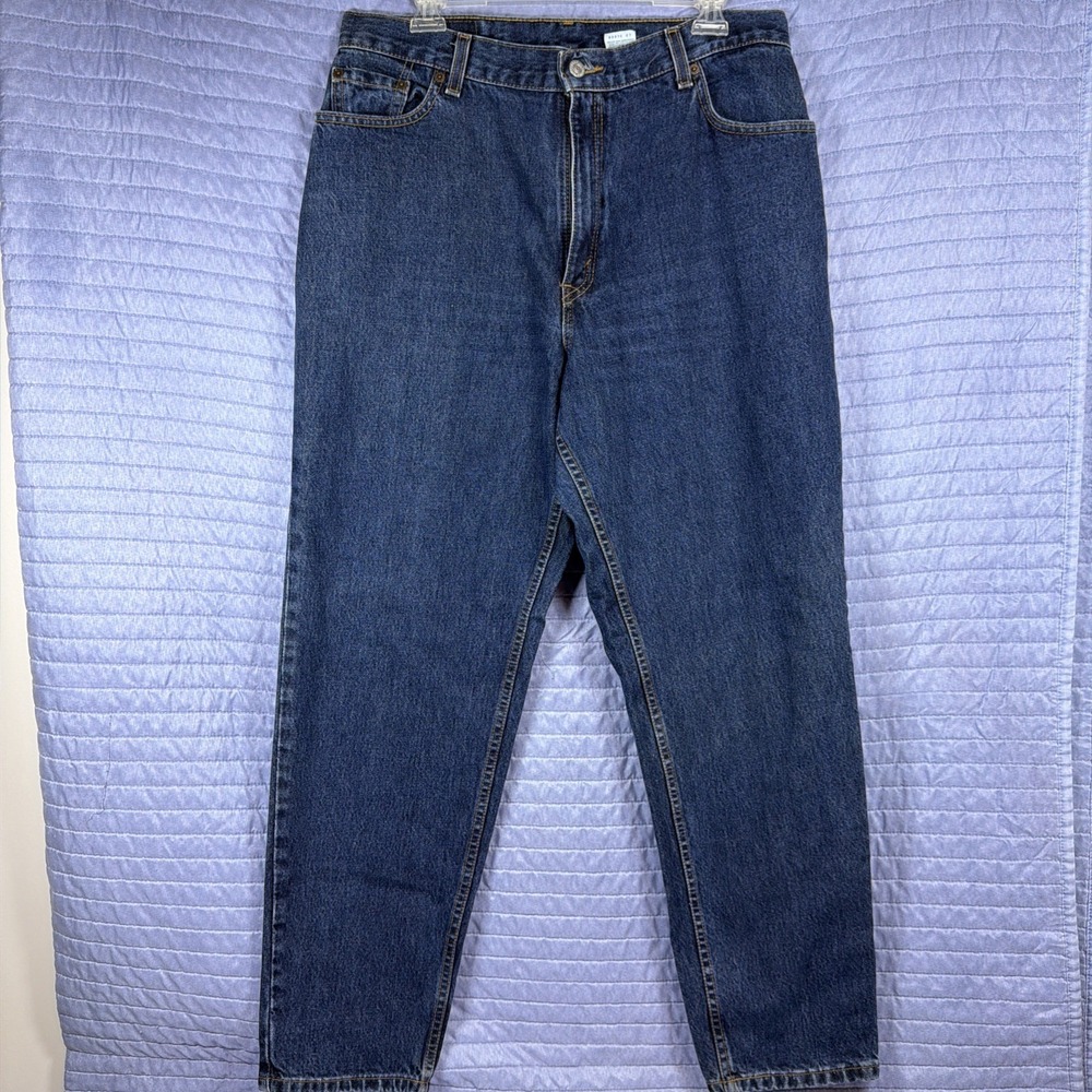 Vintage Levi's 550 Jeans Women's 16 Blue Denim Relaxed Fit Tapered Leg 90s USA